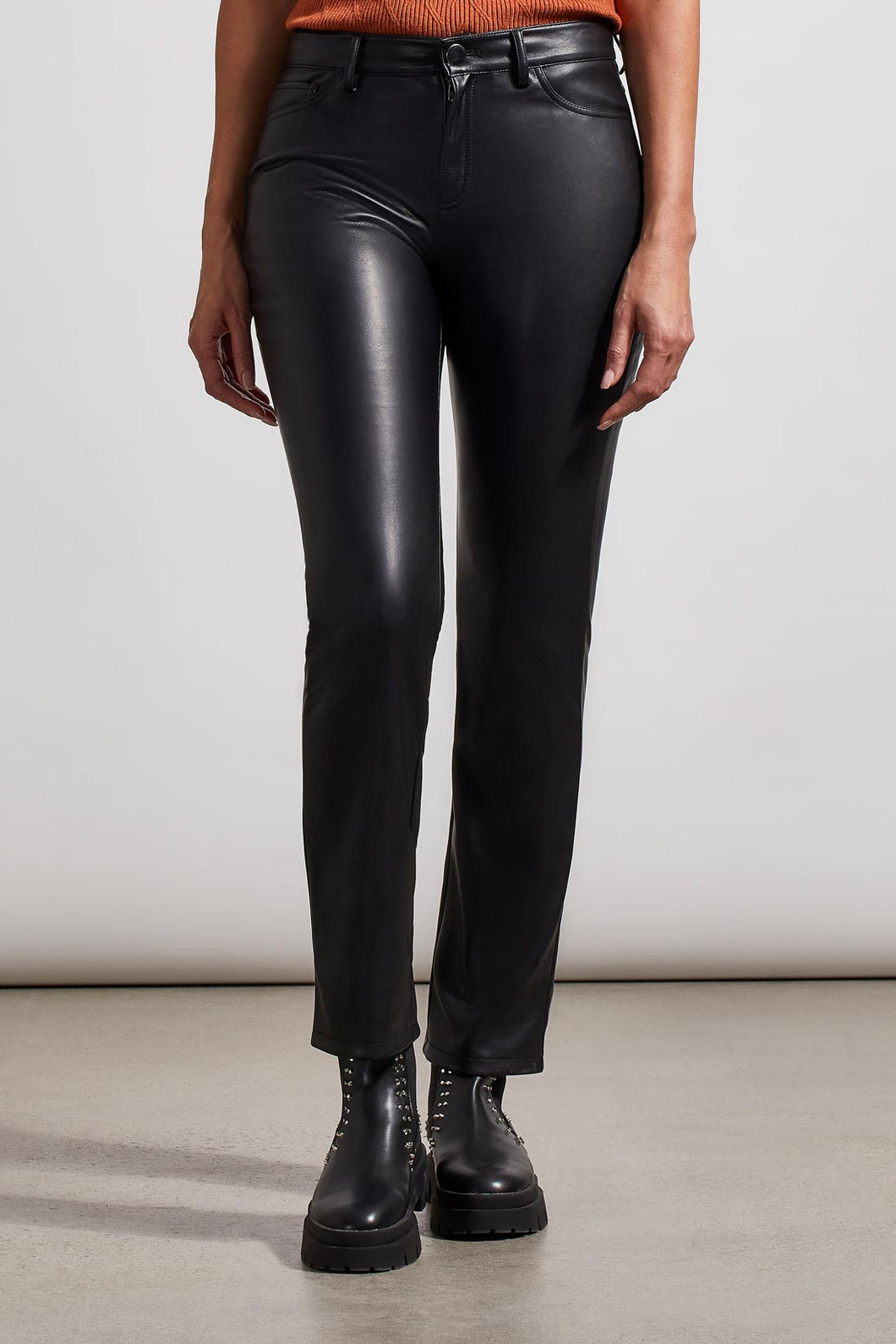 Tribal Faux Leather Pant