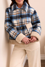 Load image into Gallery viewer, Tribal Cropped Faux Shearling Jacket
