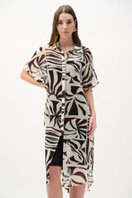 Load image into Gallery viewer, Joseph Ribkoff Chiffon Tropical Print Straight Blouse
