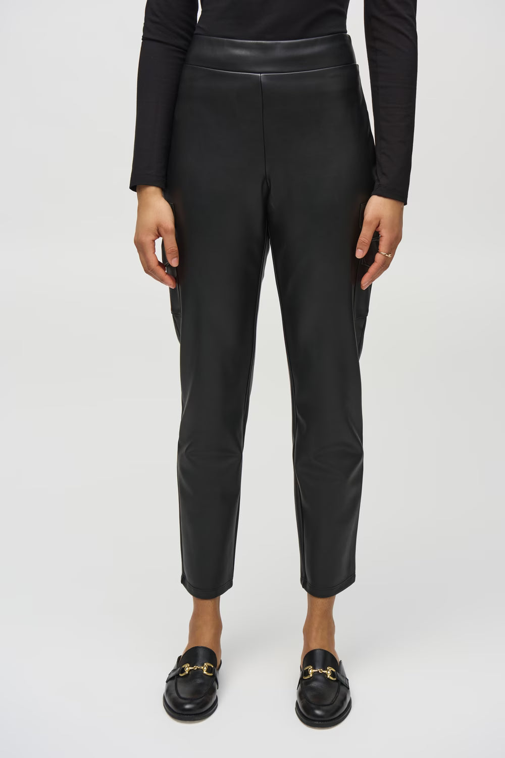 Joseph Ribkoff Pleather Pant